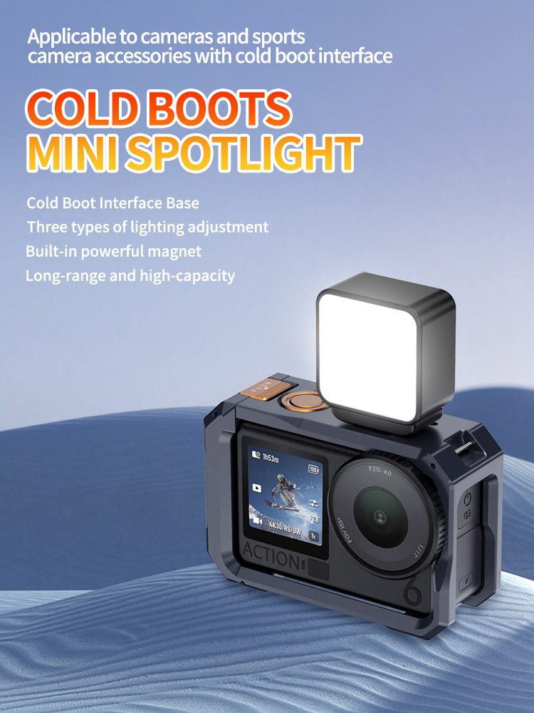 Photography Lighting Diagram - Magnetic Mini LED Video Light, 3-Color