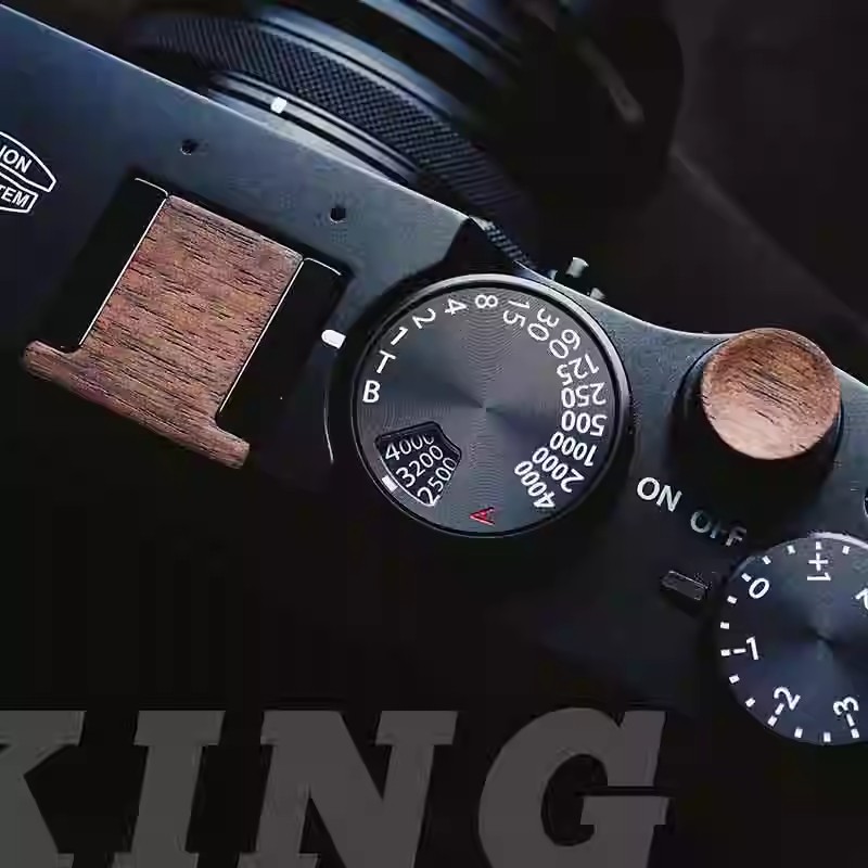 Fujifilm Camera X-T30 Ii - Camera wooden Shutter Release wooden Button
