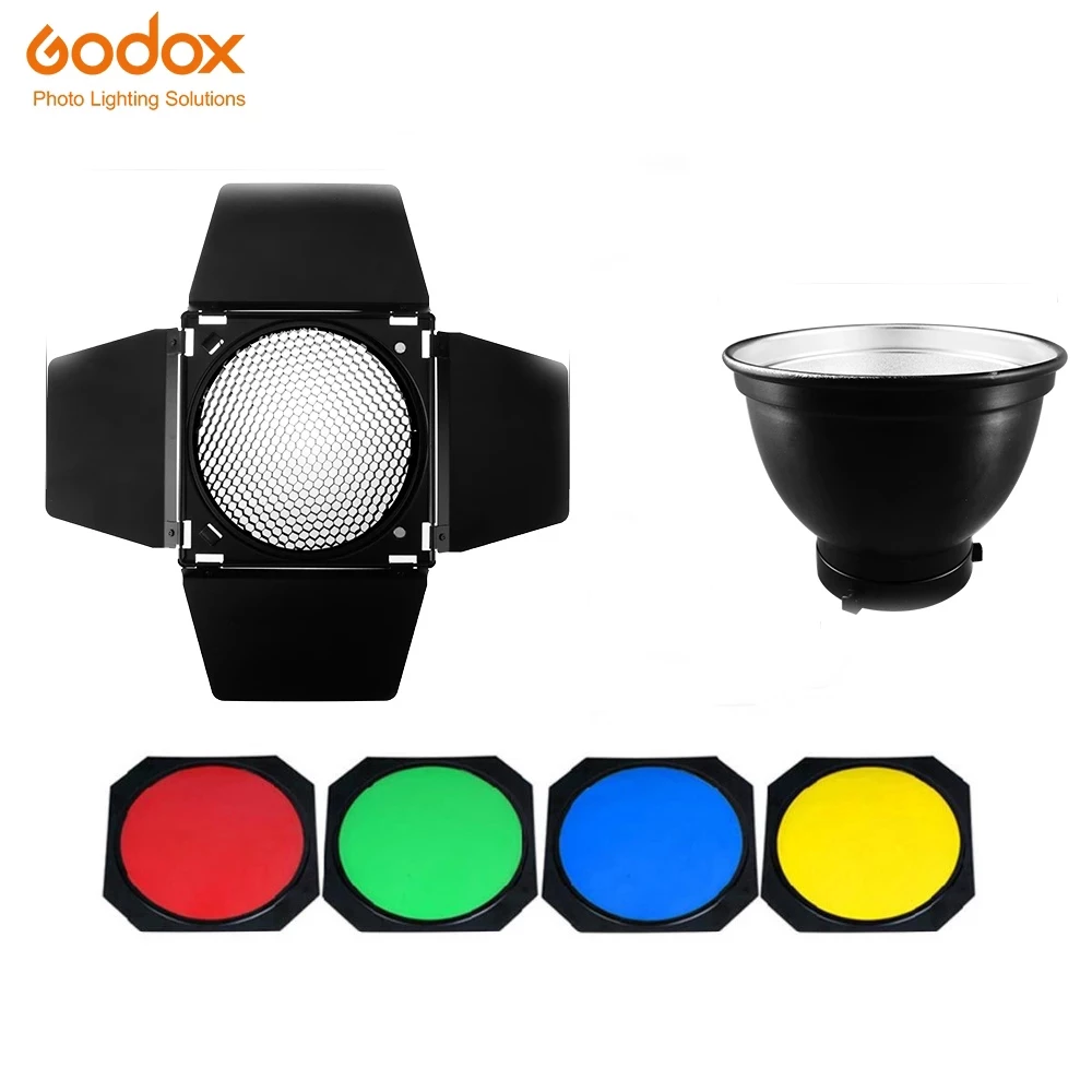 Godox BD-04 Barn Door Standard - Honeycomb Grid Filter ulasan dan harga