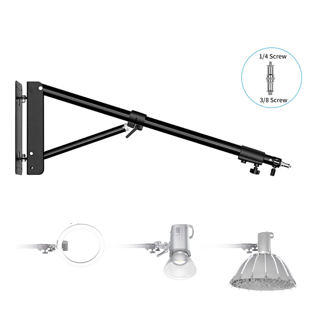 100/135/ 170cm Wall Mounting T - Photography Lighting Triangle ulasan dan harga