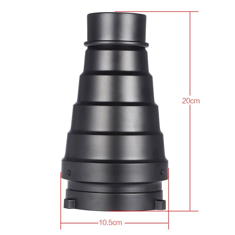 A52T 3X Conical Snoot With Hon - Honeycomb Grid Filter ulasan dan harga
