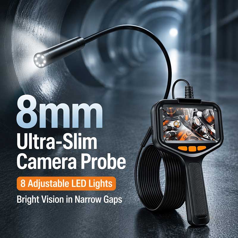 1080P HD Industrial Borescope  - Photography Lighting Diagram ulasan dan harga