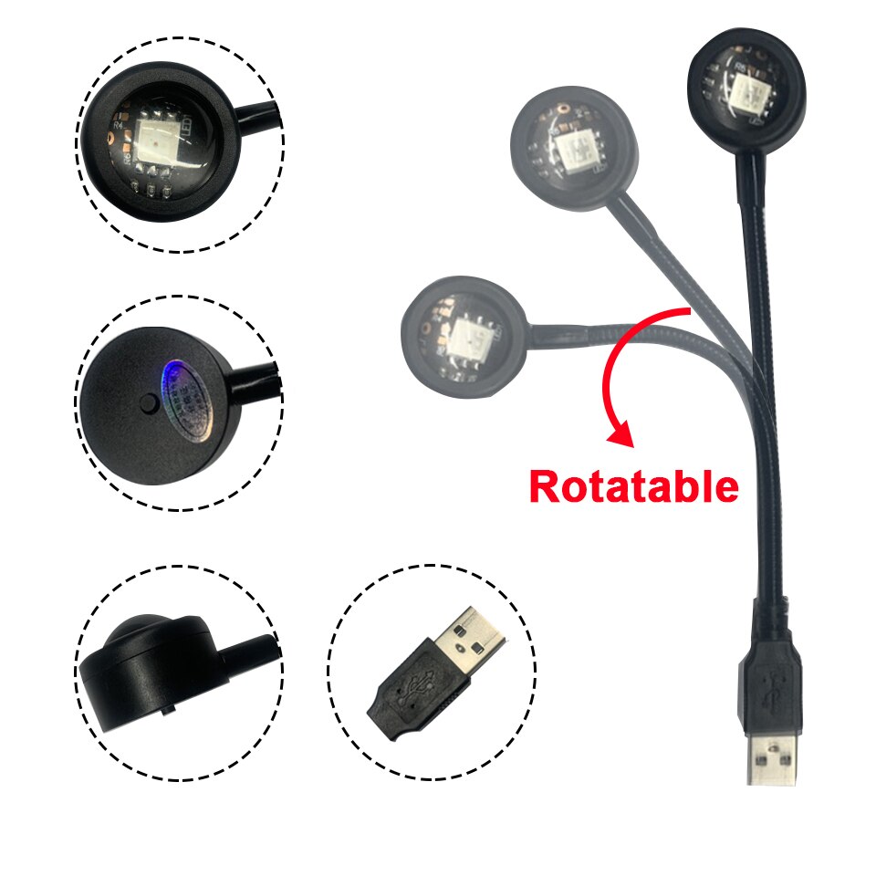 LED USB Sunset Lamp Projector  - Photography Lighting Home ulasan dan harga