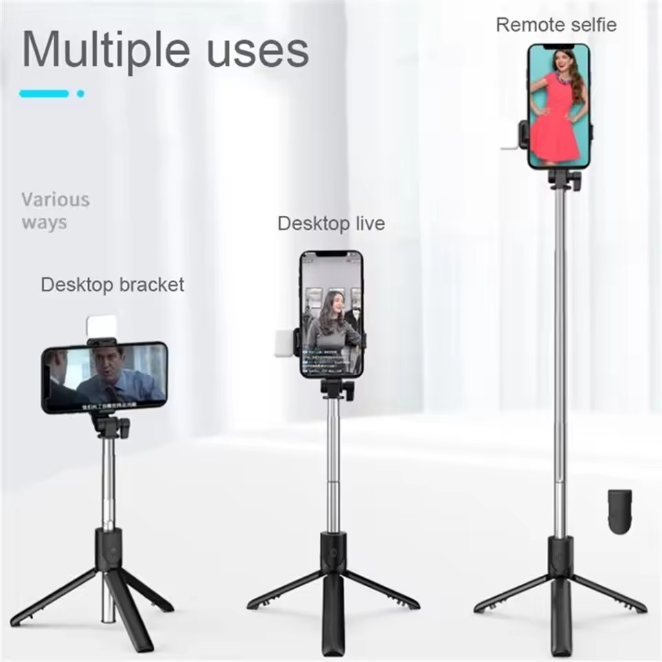 Wireless Bluetooth Selfie Stic - Photography Lighting Diagram ulasan dan harga