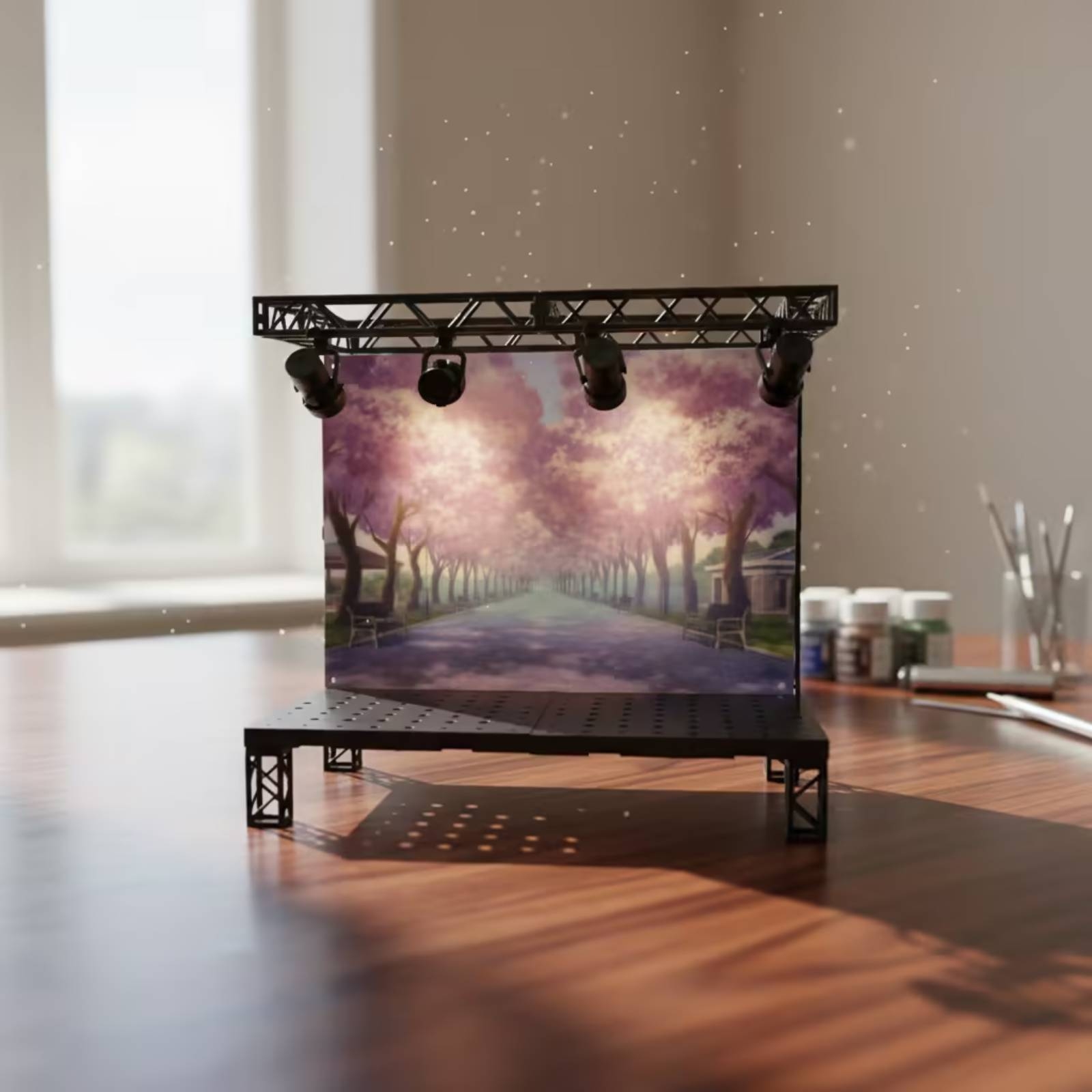 Display Stage with Lights Dior - Good Lighting In Photography ulasan dan harga