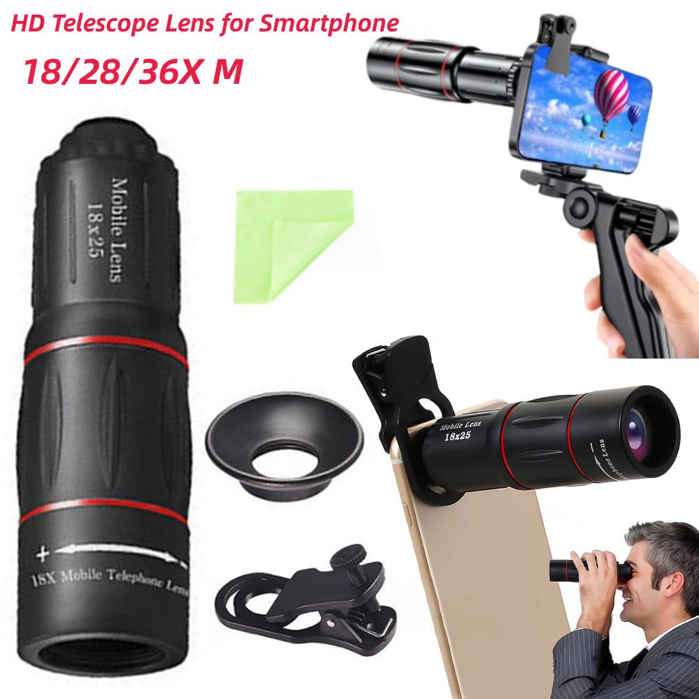 18/28/36X HD Telephoto Phone l - Lighting Effect In Photography ulasan dan harga