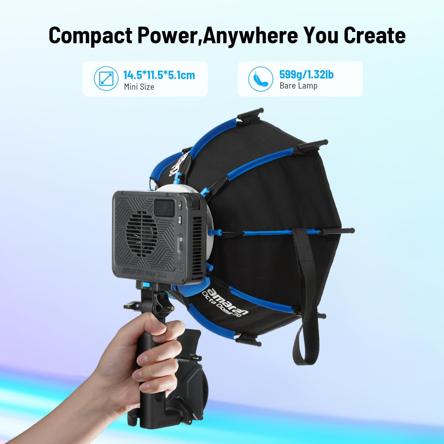 120W RGB LED Video Light, Port - Photography Lighting Bag ulasan dan harga