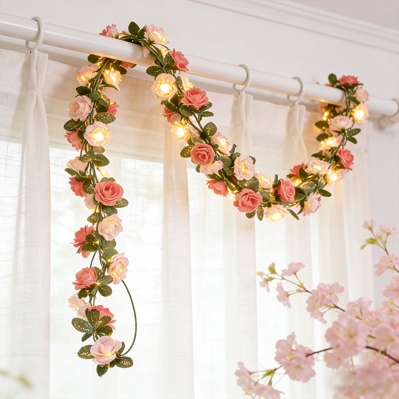 3 Pack (2Flower Vine+1 LED Lig - Flower Photography Led Lighting Pack ulasan dan harga