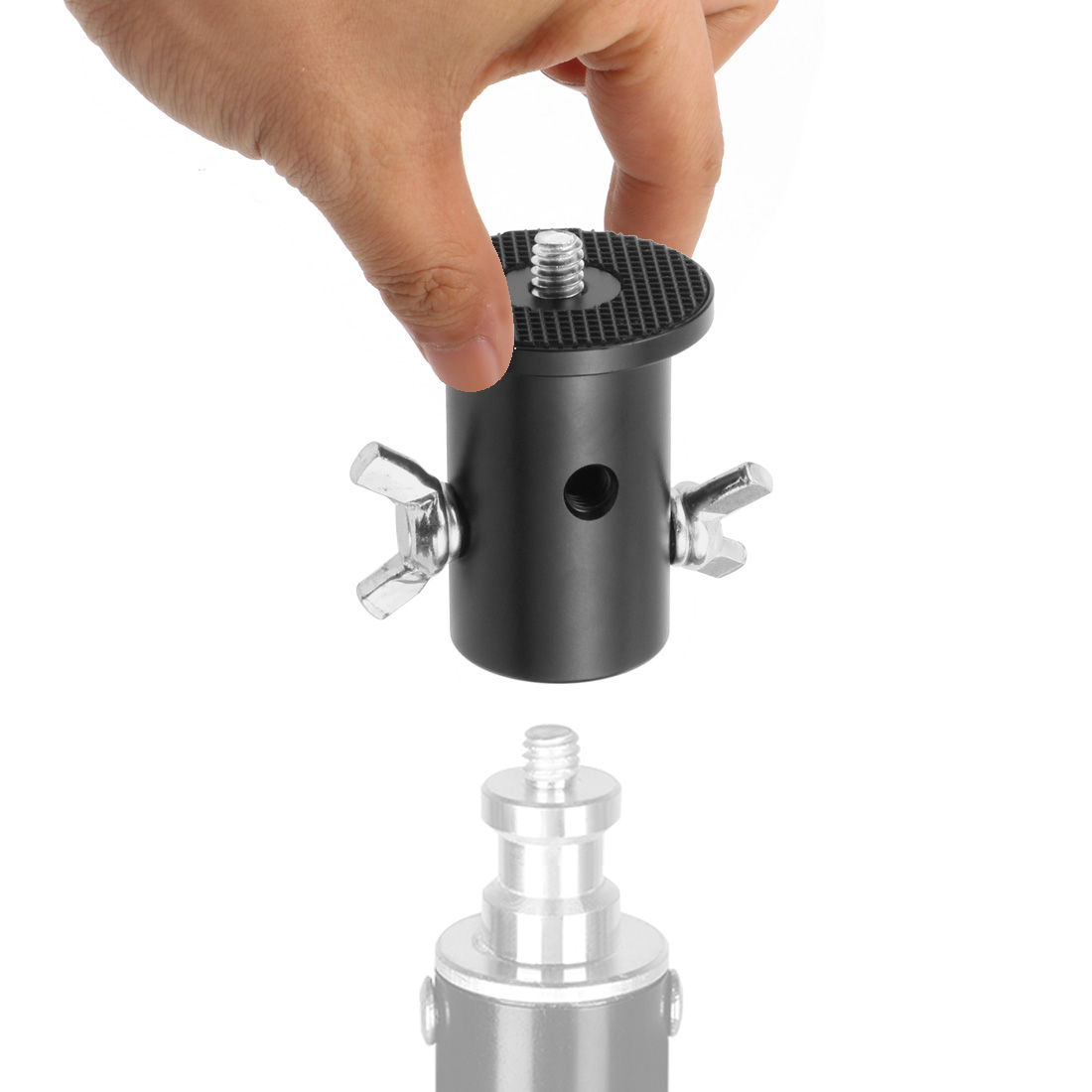 Tripod Light Stand Adapter 1/4 - Photography Lighting Flash ulasan dan harga