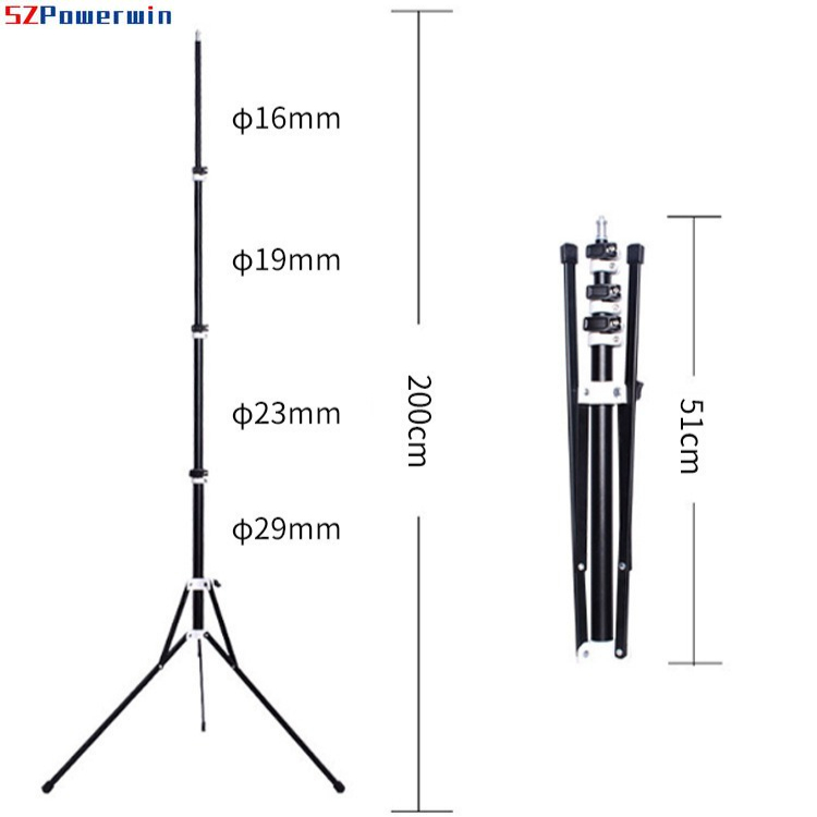 2m Aluminum Alloy Reverse Fold - Photography Lighting Flash ulasan dan harga