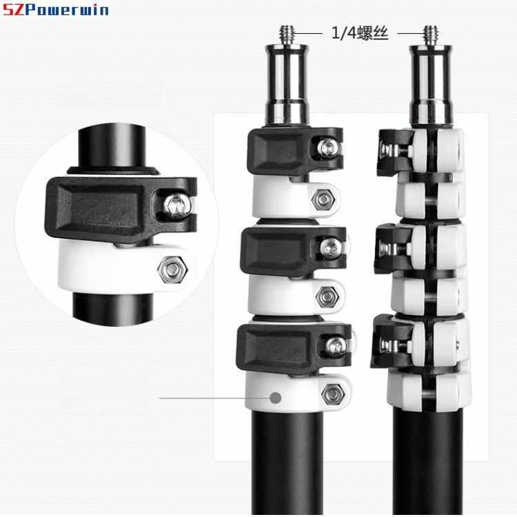 2m Aluminum Alloy Reverse Fold - Photography Lighting Flash ulasan dan harga