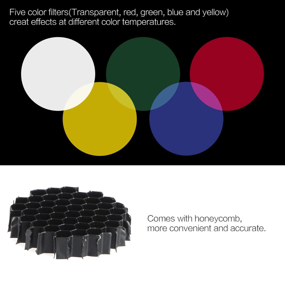 Conical Snoot With Honeycomb G - Honeycomb Grid Filter ulasan dan harga