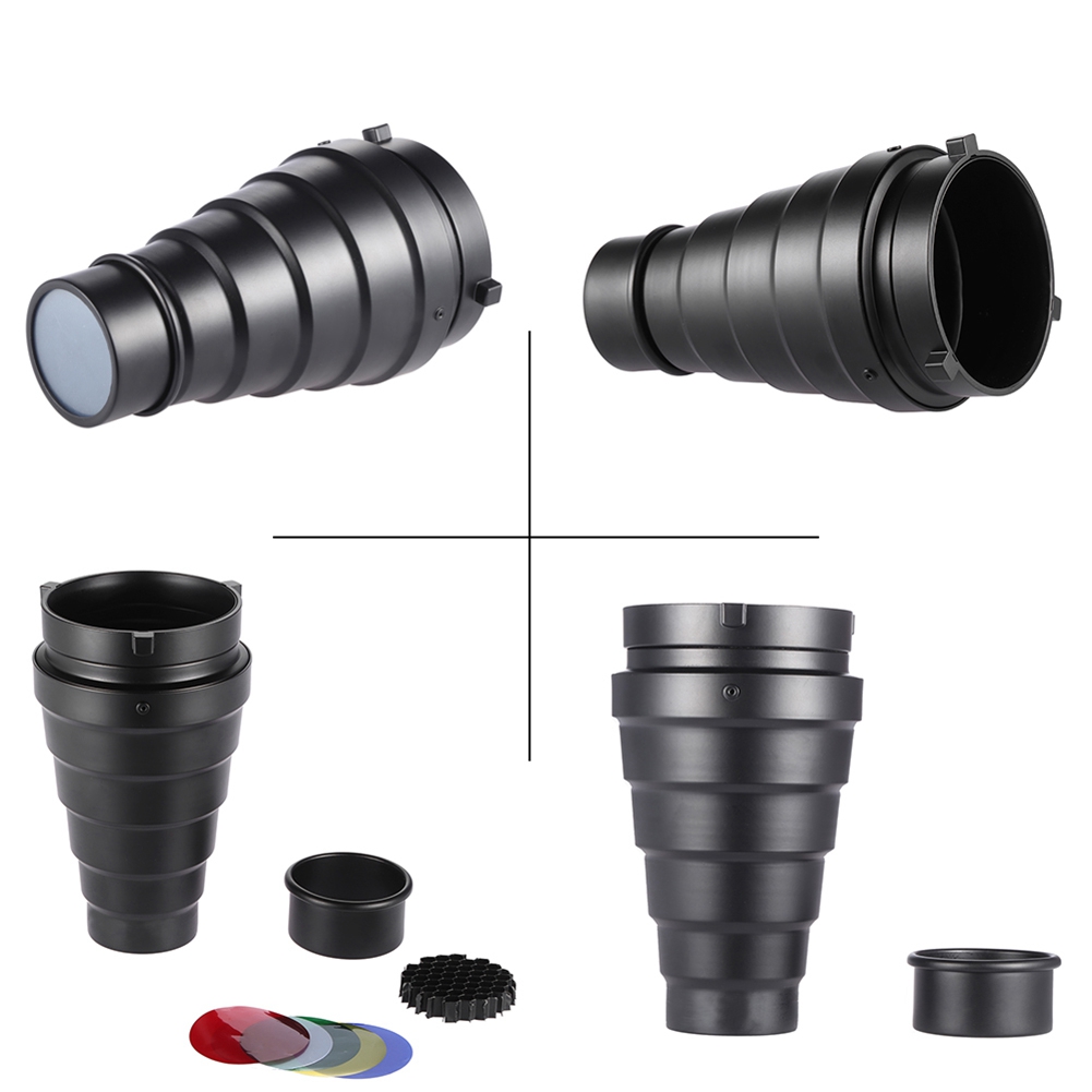 Conical Snoot With Honeycomb G - Honeycomb Grid Filter ulasan dan harga