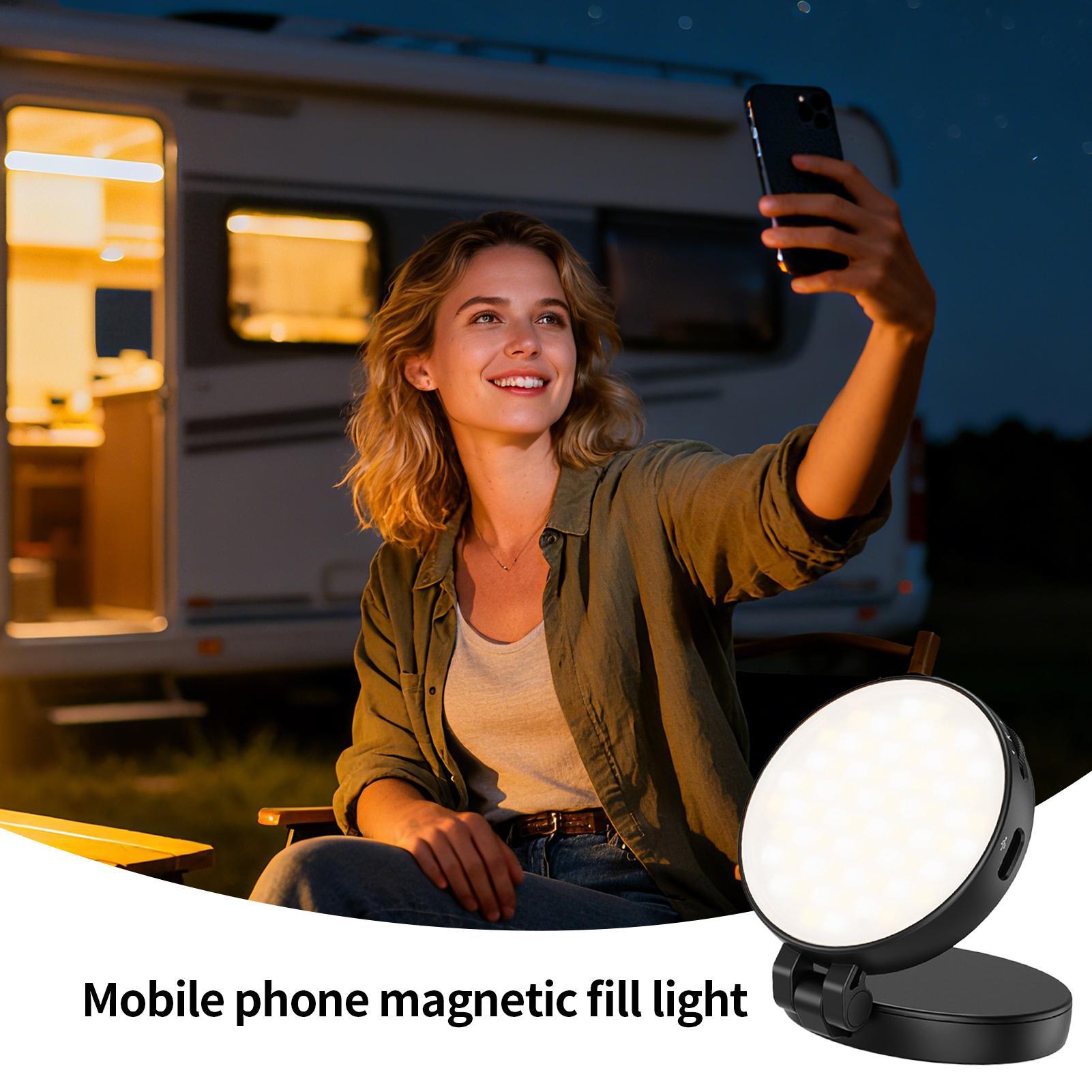 Phone Light Magnetic Video Rec - Photography Lighting Home ulasan dan harga