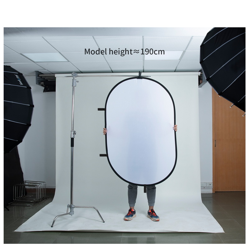 100X150CM Foldable Oval Reflec - Photography Lighting Bag ulasan dan harga