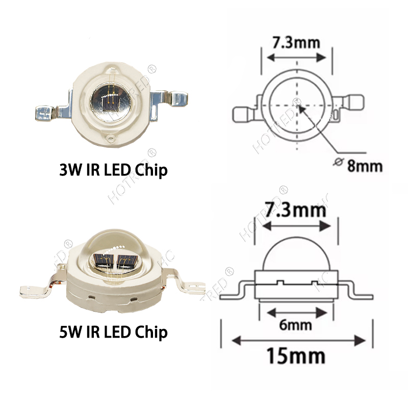 1-10pcs IR LED 3W 5W 1050nm Hi - Photography Lighting Diagram ulasan dan harga