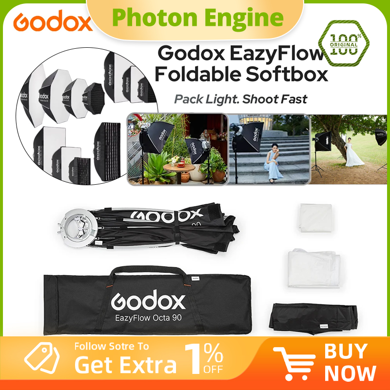 Godox EazyFlow series Foldable - Photography Lighting Flash ulasan dan harga