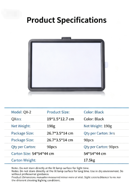 LED Square Panel Fill Light, D - Photography Still Life Lighting ulasan dan harga