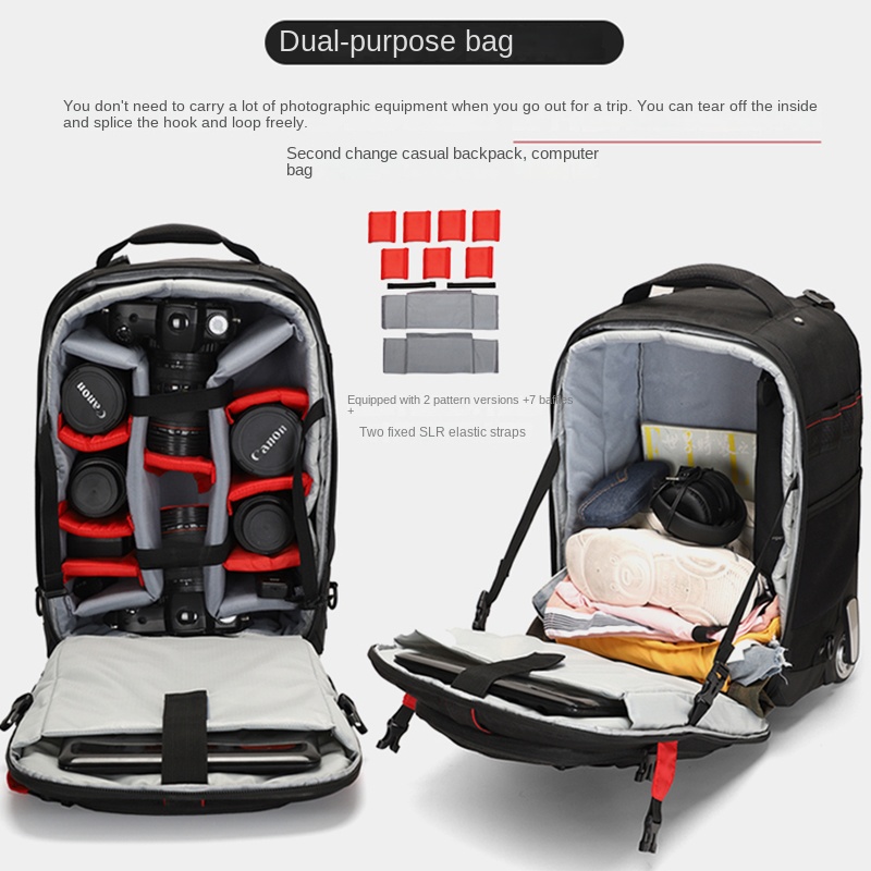 Trolley Photography Backpack P - Photography Lighting Bag ulasan dan harga
