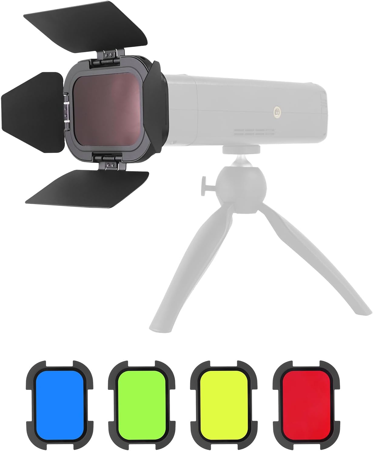 GODOX BD-07 II Barn Door Compa - Honeycomb Grid Filter ulasan dan harga
